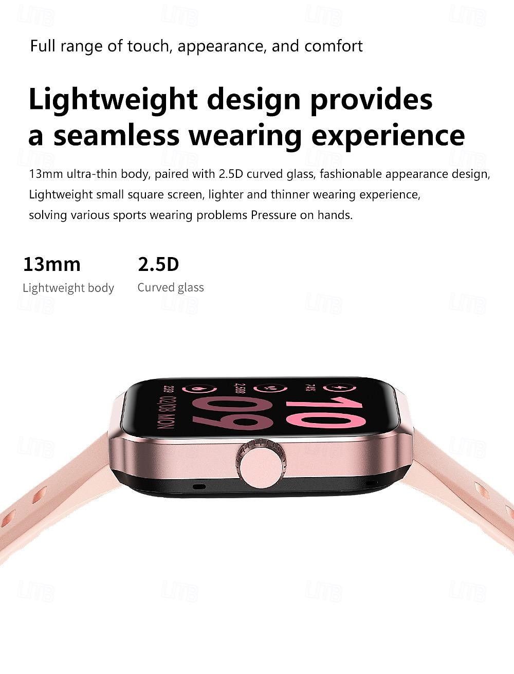 696 NX22 Smart Watch 1.78 inch Smartwatch Fitness Running Watch Bluetooth Pedometer Call Reminder Sleep Tracker Compatible with Android iOS Women Men GPS Hands-Free Calls Message Reminder IP 67 46mm 2025 - $76.99 –P6