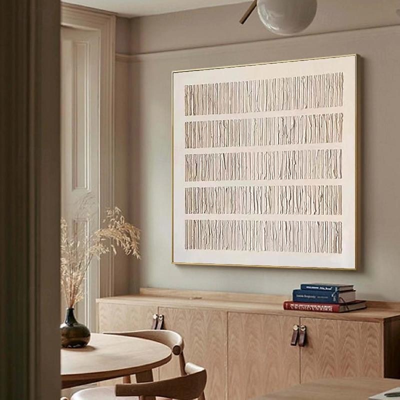 abstraktes Ölgemälde handgemalt beige braun und grün Malerei handgemachte braun Wabi Sabi Kunstwerk Ölgemälde handgemalt strukturierte Ölgemälde beige Ölgemälde abstrakte Leinwand Kunst modernes Dekor 2025 - $183.99 –P3