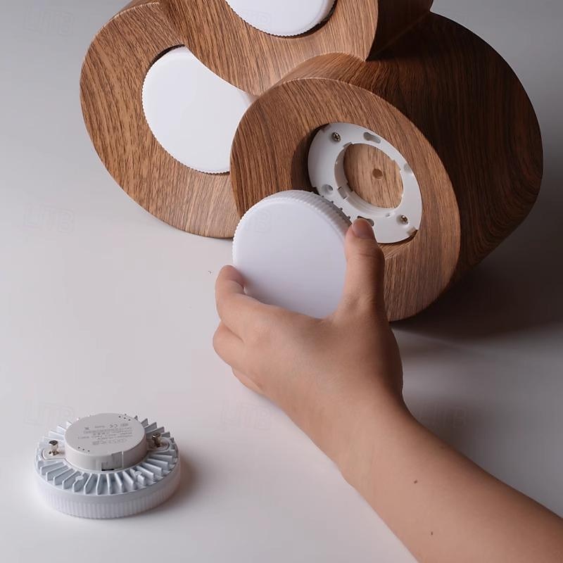 lampada da soffitto a led sorgente luminosa a 3 colori downlight a soffitto cilindrico a 1/2/3 luci plafoniere a soffitto per camera da letto soggiorno ufficio cucina salotto sala da pranzo 110-240 v del 2025 a $115.99 –P5