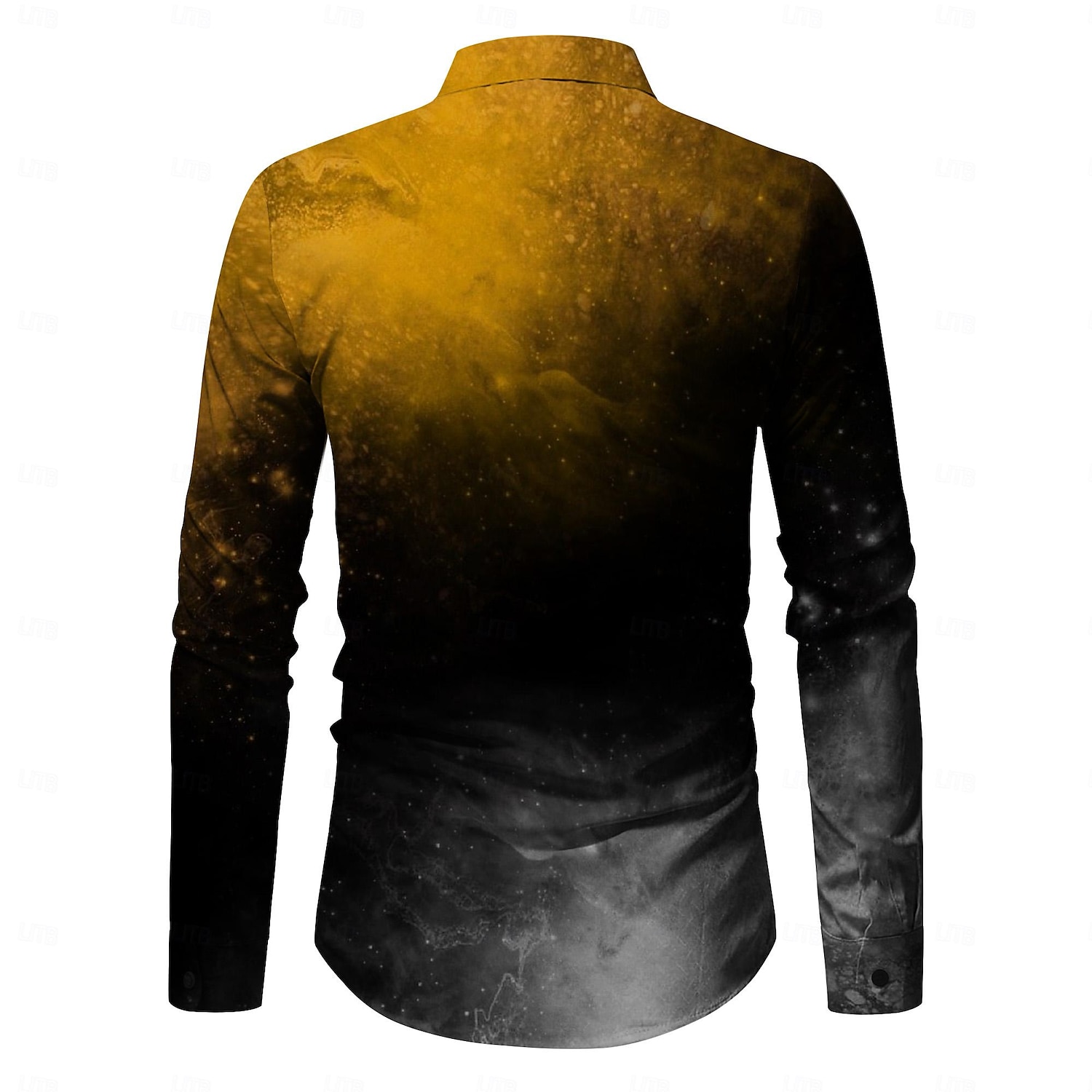 Men's Shirt Button Up Shirt Long Sleeve Casual Dark Business Daily Fall Winter Spring & Summer Turndown Shirt Collar Button Up 3D Print Yellow Red Blue Purple Green 2025 - $26.99 –P6