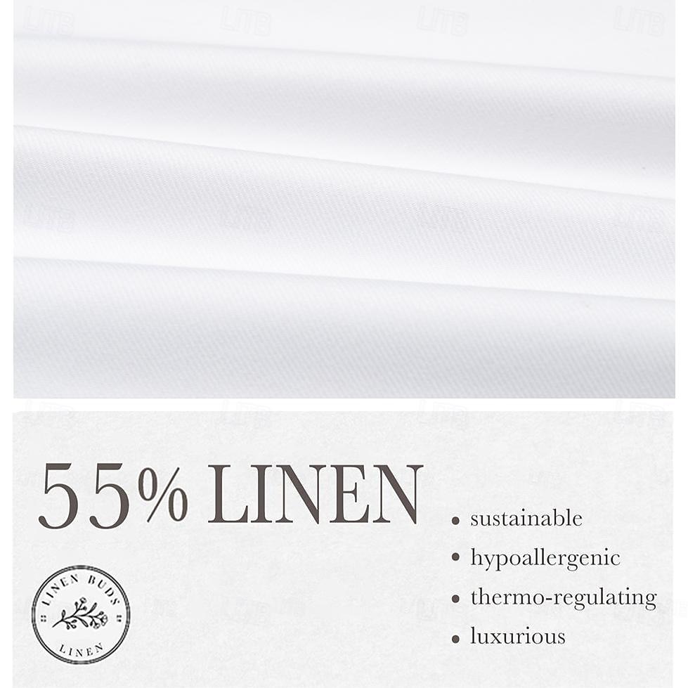 Herre Dresskjorter Skjorte med knapper Helfarge Bryllup jubileum Hvit Langermet Aftæpning Vår & Vinter Klær Knapper 2025 - $6.49 –P8
