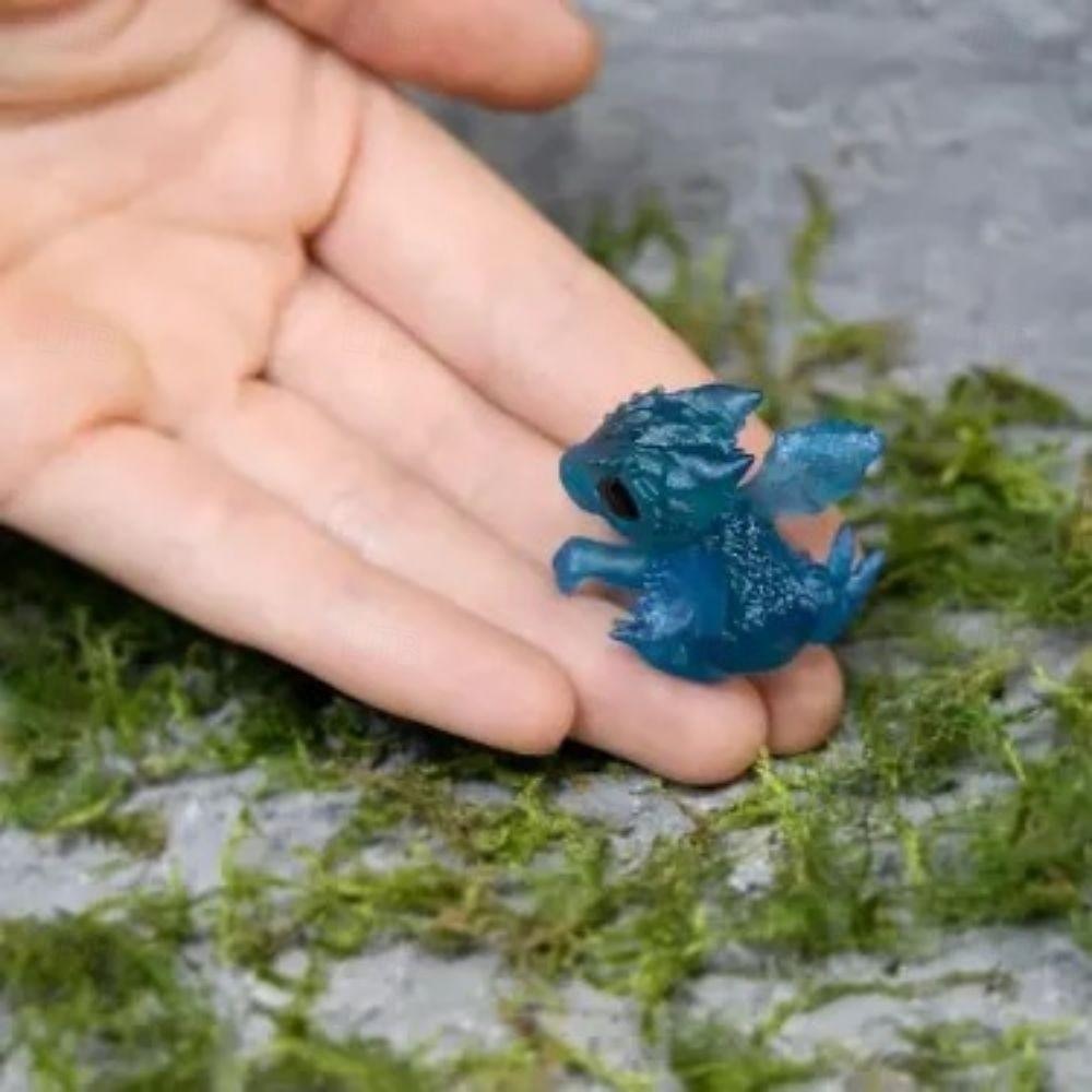 Newborn Dragon in Egg Figurine - Resin Fantasy Decor for Desk, Home, and Collectors - Mythical Creature Sculpture Adds Whimsical Charm 2025 - $18.99 –P3
