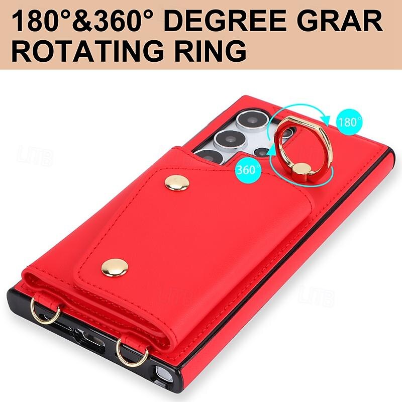Phone Case For Samsung Galaxy S24 Ultra Plus S23 S22 S21 S20 Ultra Plus FE A55 A35 A25 A15 5G A14 A54 A53 S25 Ultra Wallet Case with Stand Holder Ring Holder Zipper Retro TPU Metal PU Leather 2025 - $23.99 –P7
