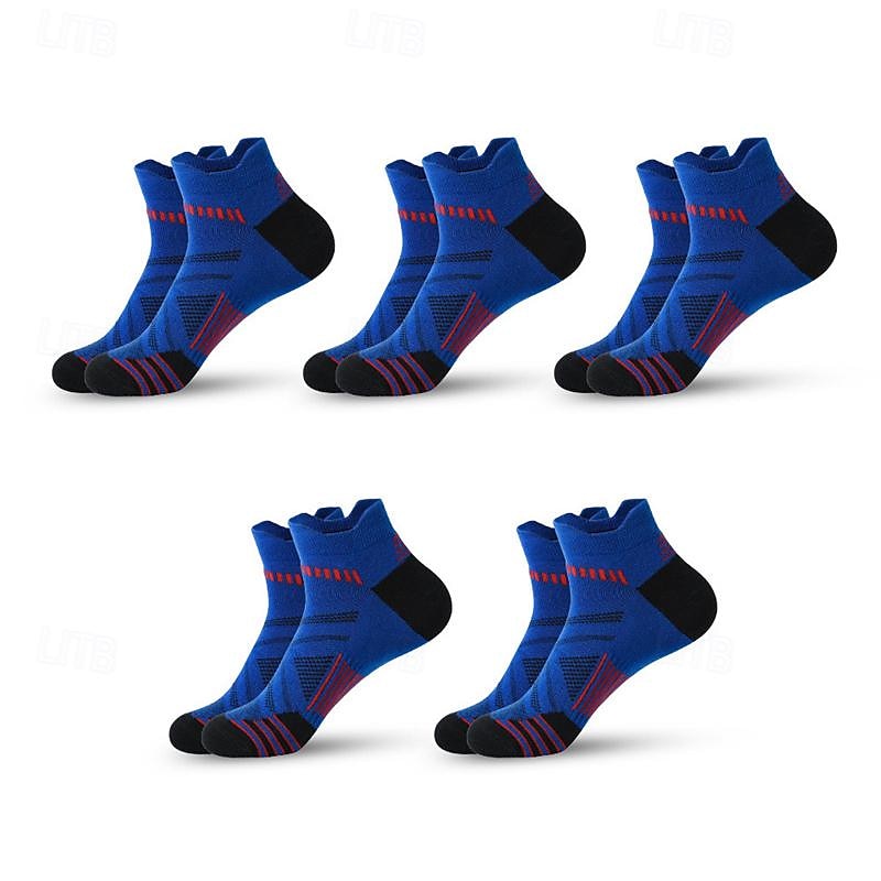 Miesten 5 Parit Monipakkaus Sukat Juoksusukat Vapaa-ajan sukat Musta Valkoinen Väri Väripalikka Urheilu ja ulkoilu Päivittäin Loma Perus Ohut Kesä Kevät Muoti Vapaa-aika 2026 - $10.49 –P7