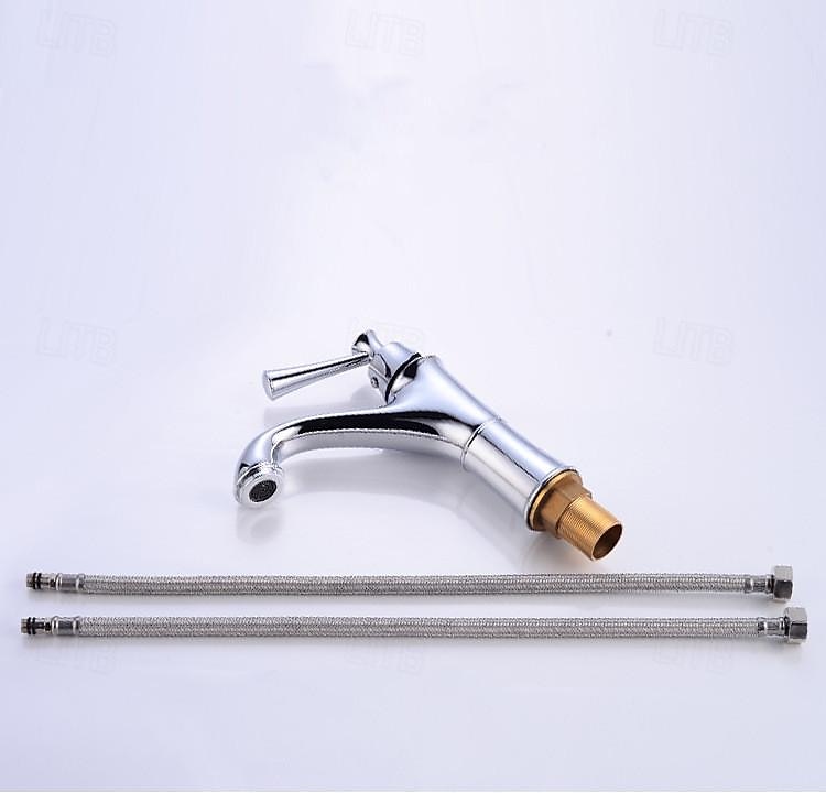 Torneira pia do banheiro - Cascata Galvanizar Conjunto Central Monocomando e Uma AberturaBath Taps de 2025 por $121.99 –P2