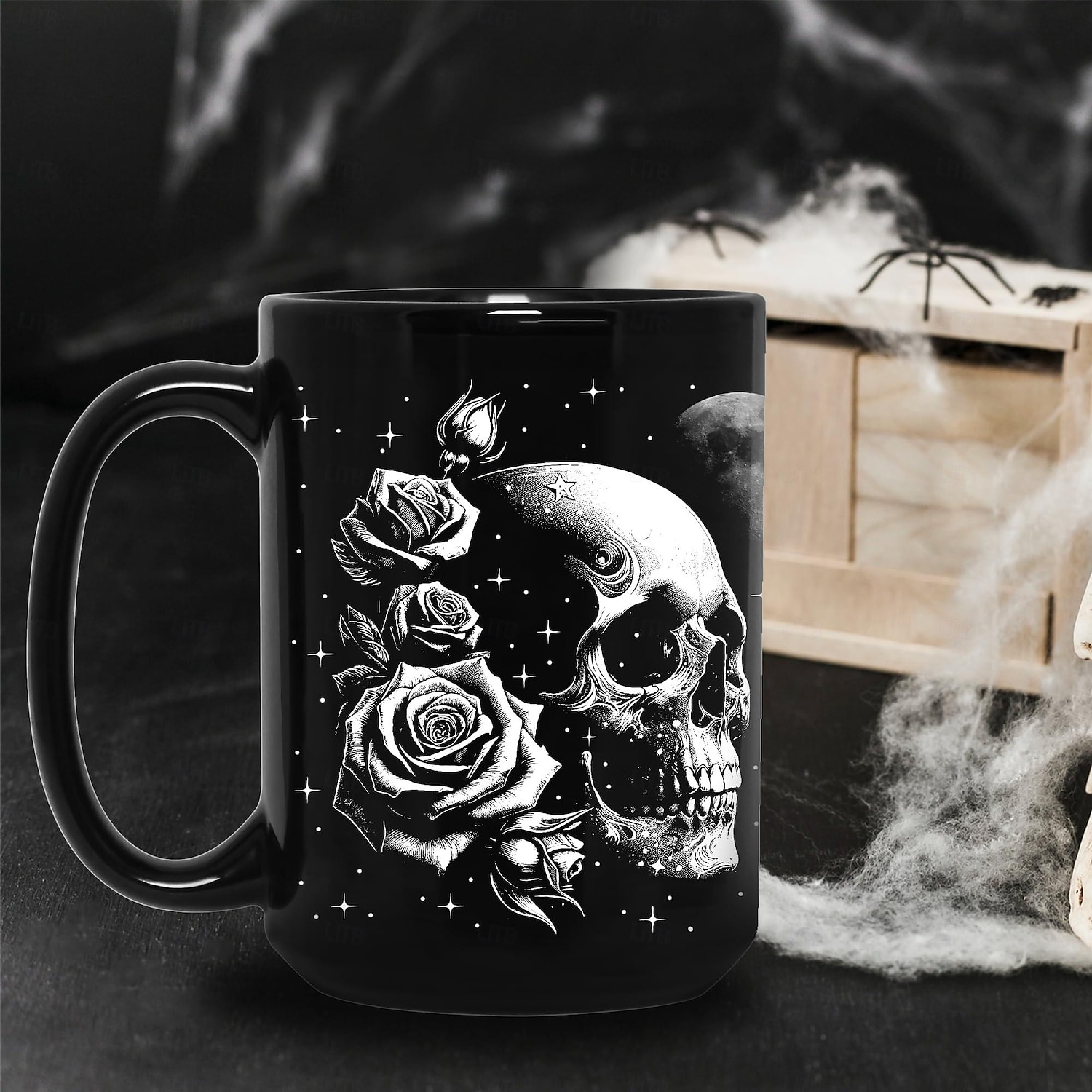 tazza con teschio regali goth da 13 once per donne regali con teschio per donne - regali da strega regali con teschio per uomo tazza da caffè con teschio grande e unica - decorazione goth tazza goth - tazza con teschio regali gotici per uomini regali per  del 2025 a $14.49 –P1