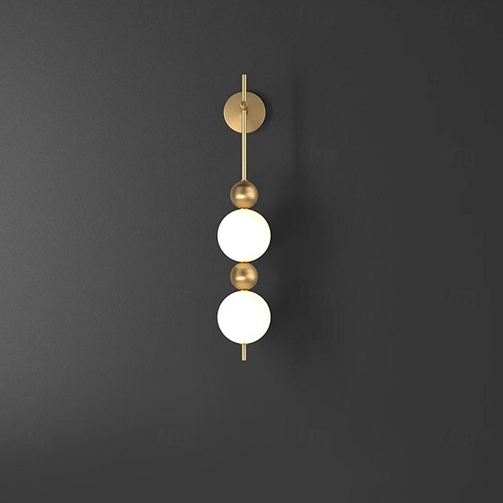 led innendørs vegglamper varm hvit 65/72cm 1/2-lys kobber midten av århundret moderne langvegglys bar globus veggmontert lampe gårdshus ball lineær lysarmatur for stue soverom hotell korridor gang 2025 - $257.29 –P2