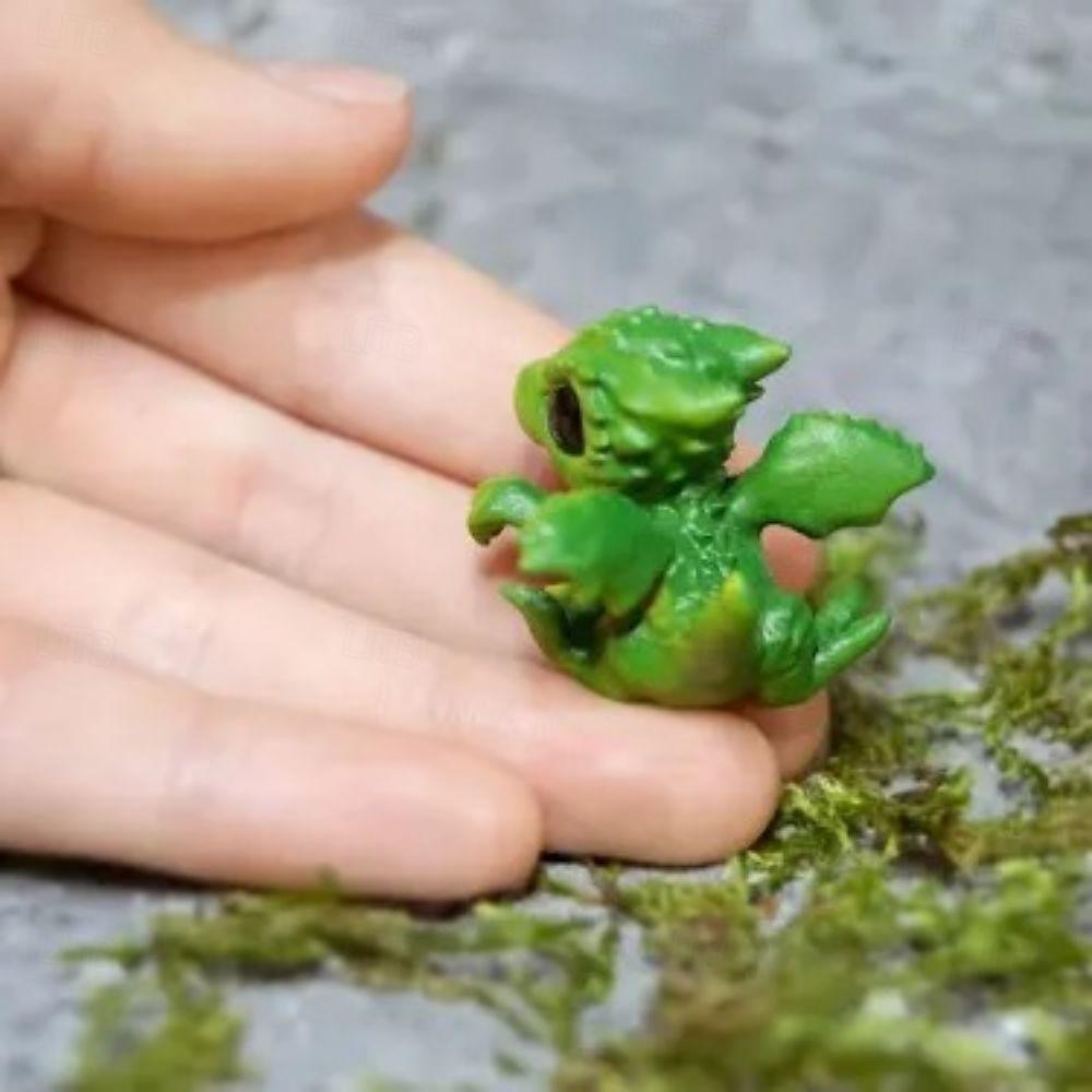 Newborn Dragon in Egg Figurine - Resin Fantasy Decor for Desk, Home, and Collectors - Mythical Creature Sculpture Adds Whimsical Charm 2025 - $18.99 –P10