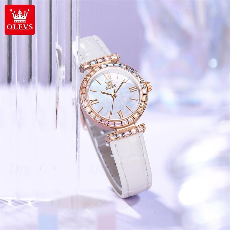 New Olevs Olevs Brand Fashion Trend Mother's Day Gift for Women'S Watches Simple Leisure Waterproof Versatile Mother's Day Gift for Women'S Sports Quartz Watch 2026 - $37.99 –P7