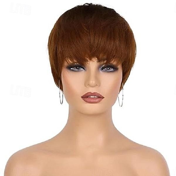 pixie corte perucas para mulheres negras e brancas perucas curtas em camadas resistentes ao calor sintético colorido cosplay carnaval festa perucas de 2026 por $17.99 –P2