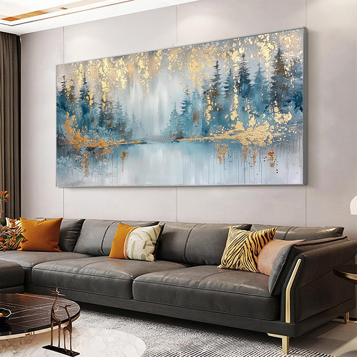 Manual Handmade Oil Painting Hand Painted Horizontal Panoramic Abstract Landscape Modern Realism Rolled Canvas (No Frame) 2025 - $150.99 –P5