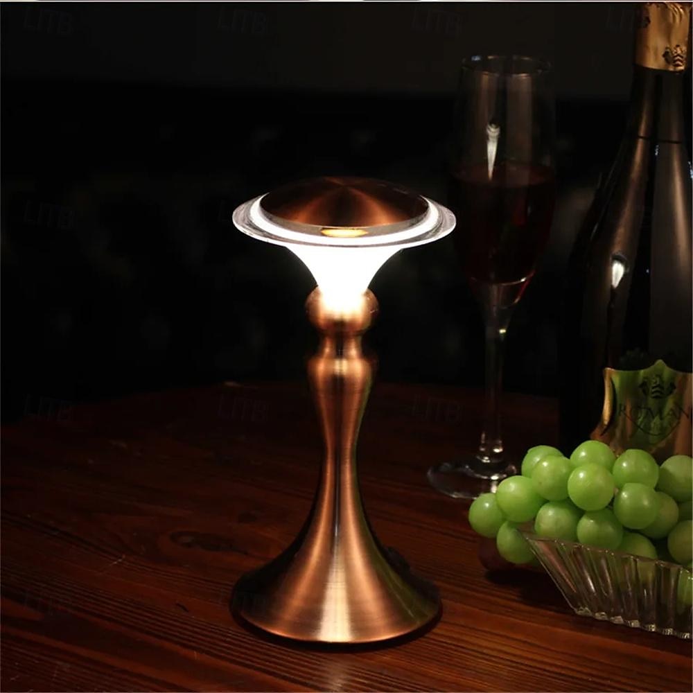 lampe de bureau led barre de lampe de lecture contrôlée par contact lampe de table en métal table de batterie portable rétro veilleuse led restaurant chambre chevet restaurant lumière de charge usb de 2025 ? $28.99 –P7