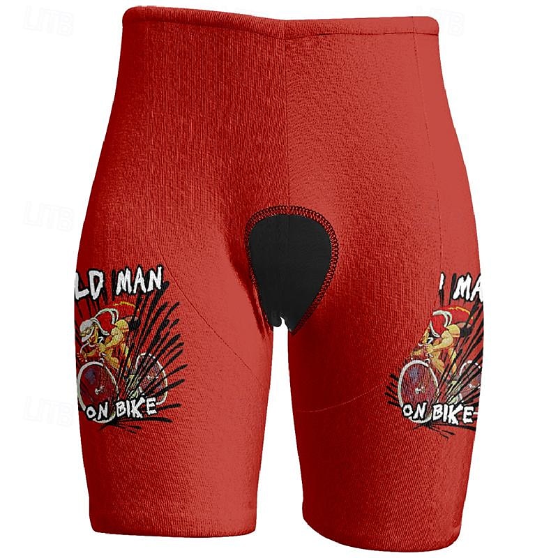 Per uomo Pantaloncini da ciclismo Pantaloncini da bici Bicicletta Pantaloncini / Cosciali Taglio aderente Gli sport Pop art Traspirante Asciugatura rapida Elevata elasticità Comodo Giallo Rosa del 2025 a $30.99 –P15