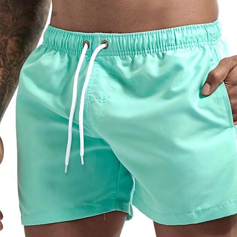 Men's Swim Trunks Swim Shorts Board Shorts Mesh Pocket Drawstring Elastic Waistband Shorts Outdoor Sports & Outdoor Athletic Breathable Quick Dry Soft Beach Workout Tailored Fit Sportswear Activewear 2025 - $12.99 –P7