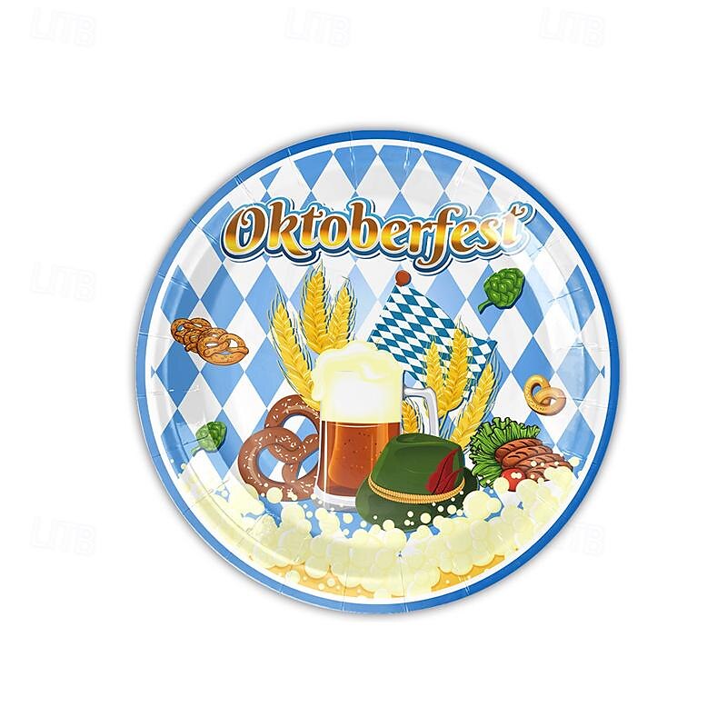 100 Count Paper Plates 7 inche OR 9 inche Dinner Paper Plates Dessert Paper Plates Ideal for oktoberfest oktoberfest theme Dinner and Dessert Plates 2025 - $19.49 –P2