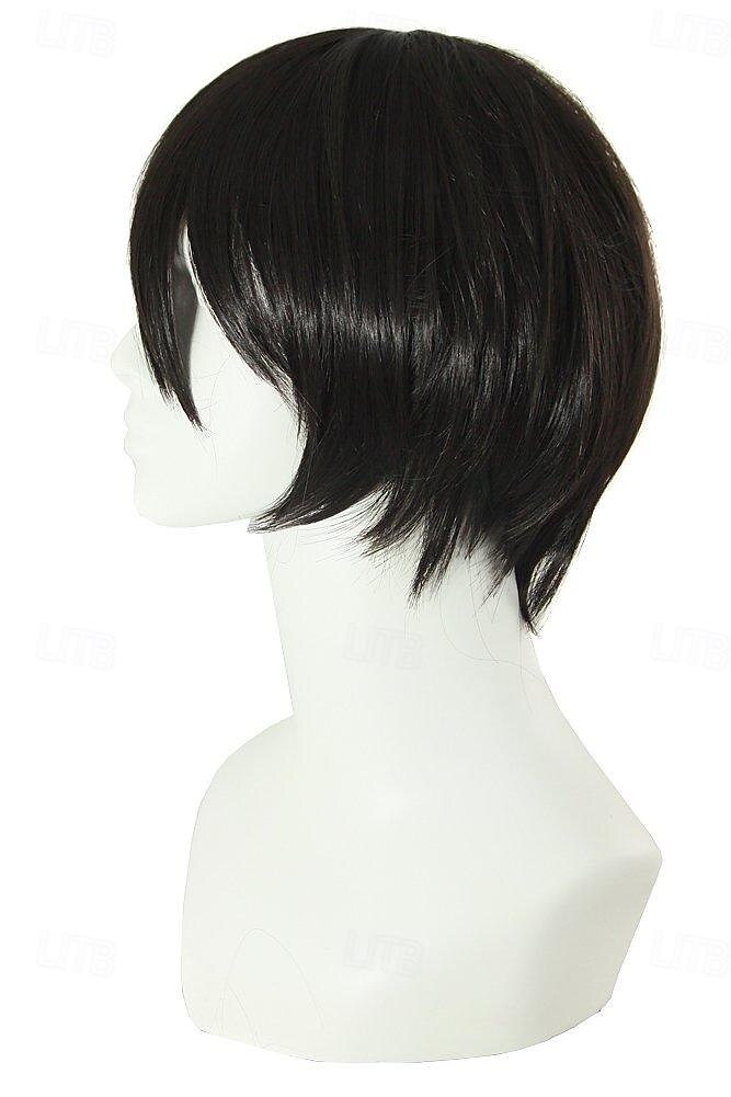 Peruca Curta Retas para Homens de 12 polegadas/30 cm Peruca de Cosplay Fantasia Perucas de Halloween de 2026 por $10.99 –P2