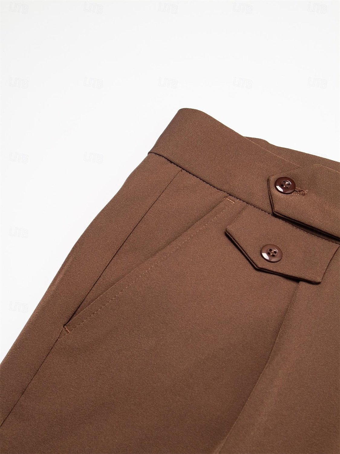 Men's Dress Pants Trousers Slacks Pleated Pants Suit Pants High Rise Plain Comfort Breathable Wedding Outdoor Daily Elegant Vintage Black White 2026 - $29.99 –P4