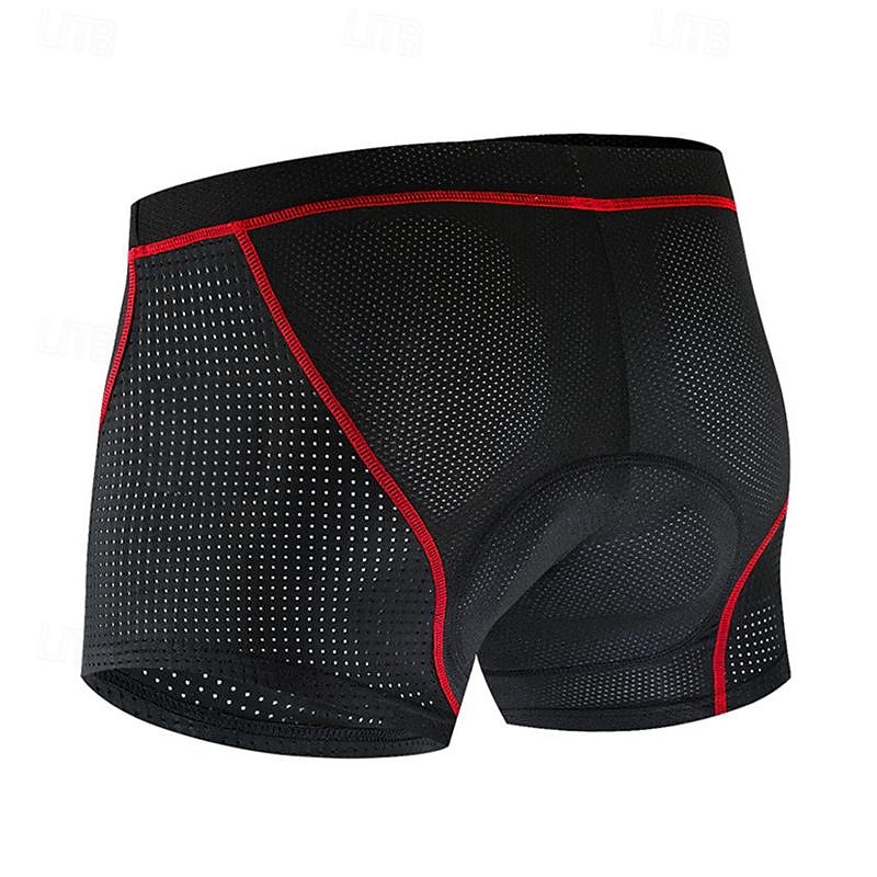 WOSAWE Voor heren Fietsbroek Gevoerde wielrenshorts Fietsen Short / Broekje Gewatteerde shorts Strak Sport Ademend Sneldrogend Hoge Elasticiteit Comfortabel Zwart Geel Kleding Wielrenkleding 2025 - $20.99 –P3