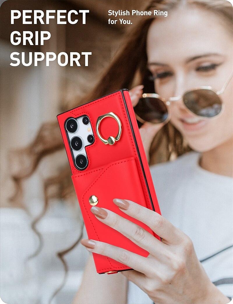Phone Case For Samsung Galaxy S24 Ultra Plus S23 S22 S21 S20 Ultra Plus FE A55 A35 A25 A15 5G A14 A54 A53 S25 Ultra Wallet Case with Stand Holder Ring Holder Zipper Retro TPU Metal PU Leather 2025 - $23.99 –P5