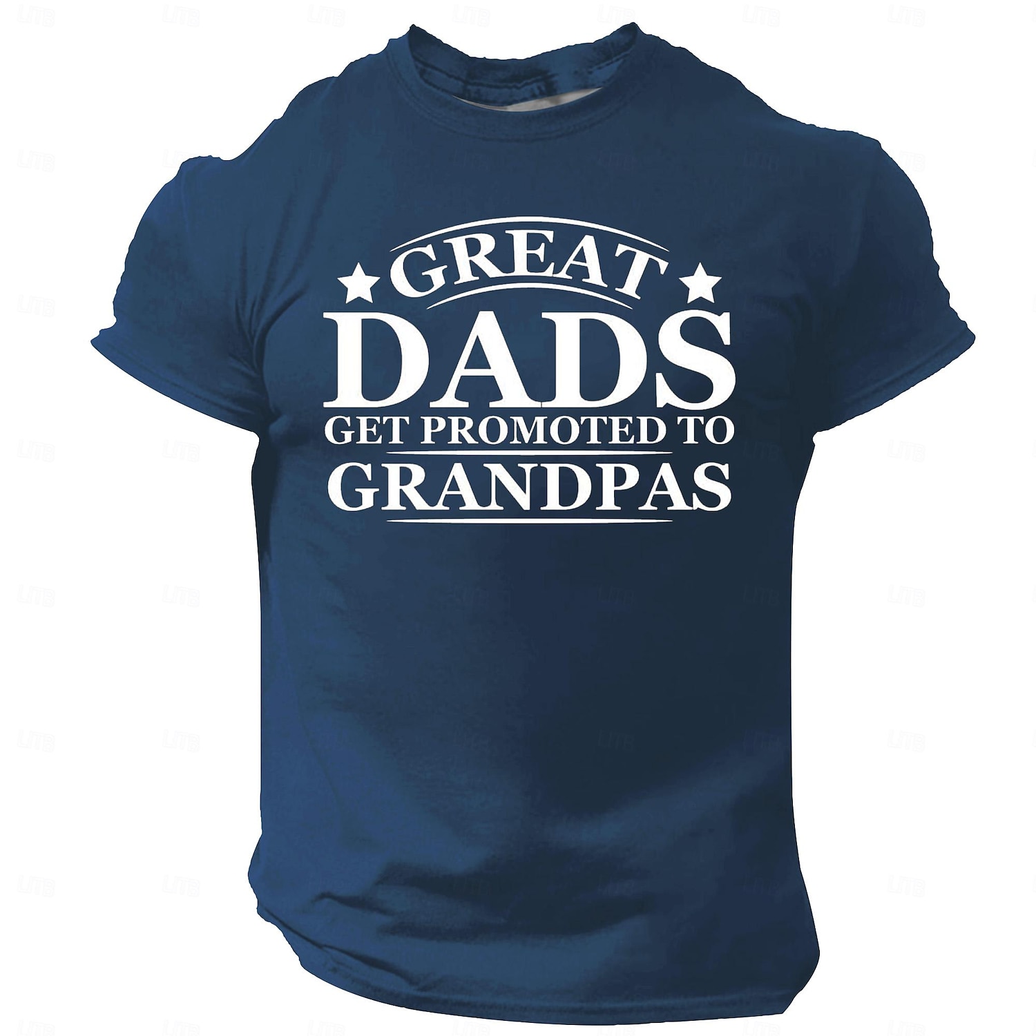 Men's 'Great Dads Get Promoted To Grandpas' T-Shirt, Funny Family Graphic Tee for Grandpa & Dad Gifts 2026 - $19.49 –P4