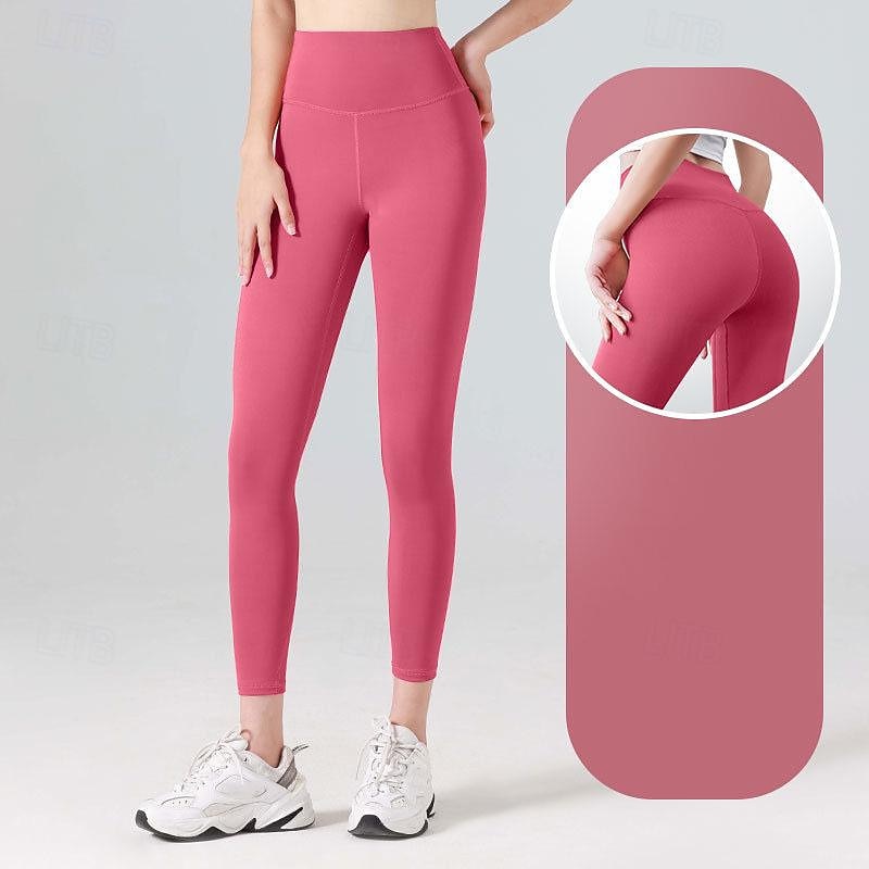 Per donna Pantaloni da yoga Leggings da yoga Fascia Elastica Vita Alta Yoga Allenamento in Palestra Pilates Collant Grigio scuro Nero Avorio Gli sport Abbigliamento sportivo Elasticizzato Taglia del 2025 a $12.99 –P2