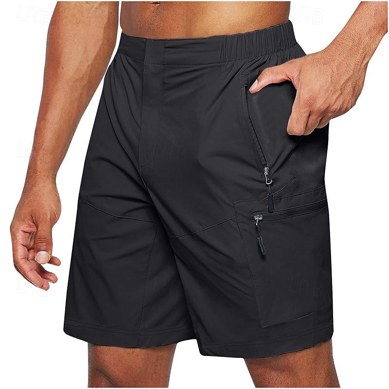 Ανδρικά Σορτς φορτίου Pantaloni Scurți de Drumeție Τακτικό σορτς Στρατιωτικό Εξωτερική Κανονικό Αδιάβροχη Γρήγορο Στέγνωμα Κοντά Παντελονάκια Ελαστική μέση Μαύρο Πράσινο Χακί 2025 - $22.99 –P2