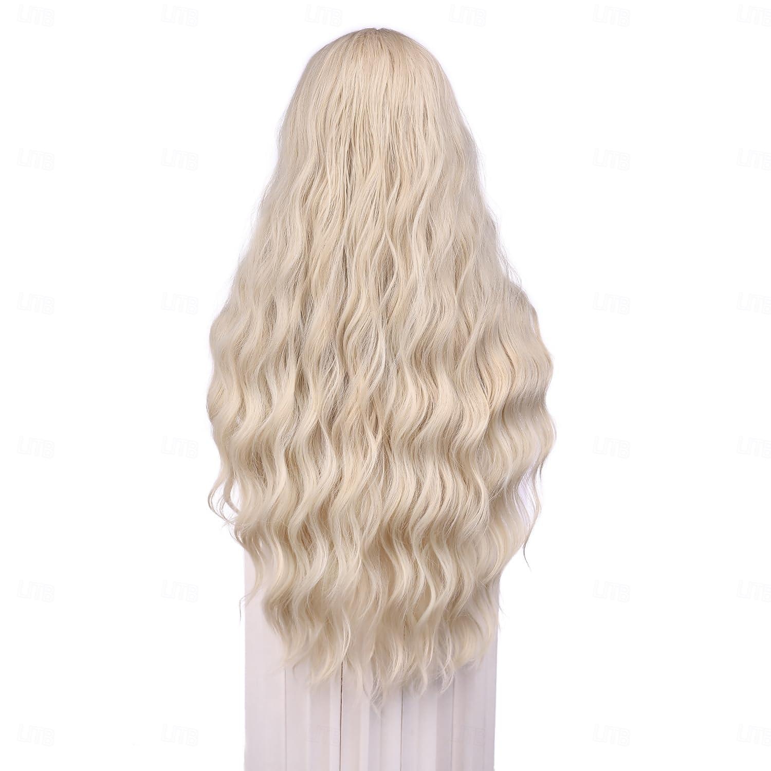Synthetische Perucque Rechte Middeldeel Perucque Lange Rood Blauw Gember Ombre Groen Blonde Synthetische Haar Vrouwen Cosplay Zachte Feest Halloween Perucques 2025 - $20.99 –P7