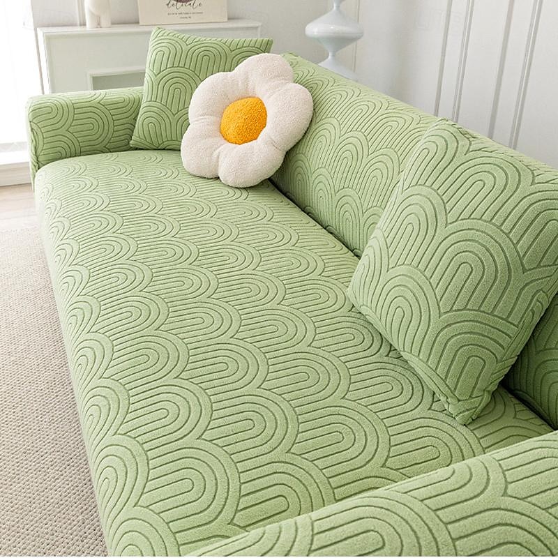 fodera per divano elastica in velluto jacquard copertura universale all-inclusive quattro stagioni pigro cuscino per divano anti-graffio in un unico pezzo estensibile durevole facile da installare e del 2025 a $41.99 –P5