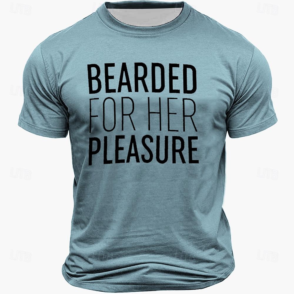 Herre Morsom T skjorte Kortermet T skjorte 3D-utskrift Crew-hals Skjorte Årgang Kul Fest Ferie Svart Hvit Rød Sommer Vår Klær S M L XL XXL XXXL 2025 - $17.99 –P2