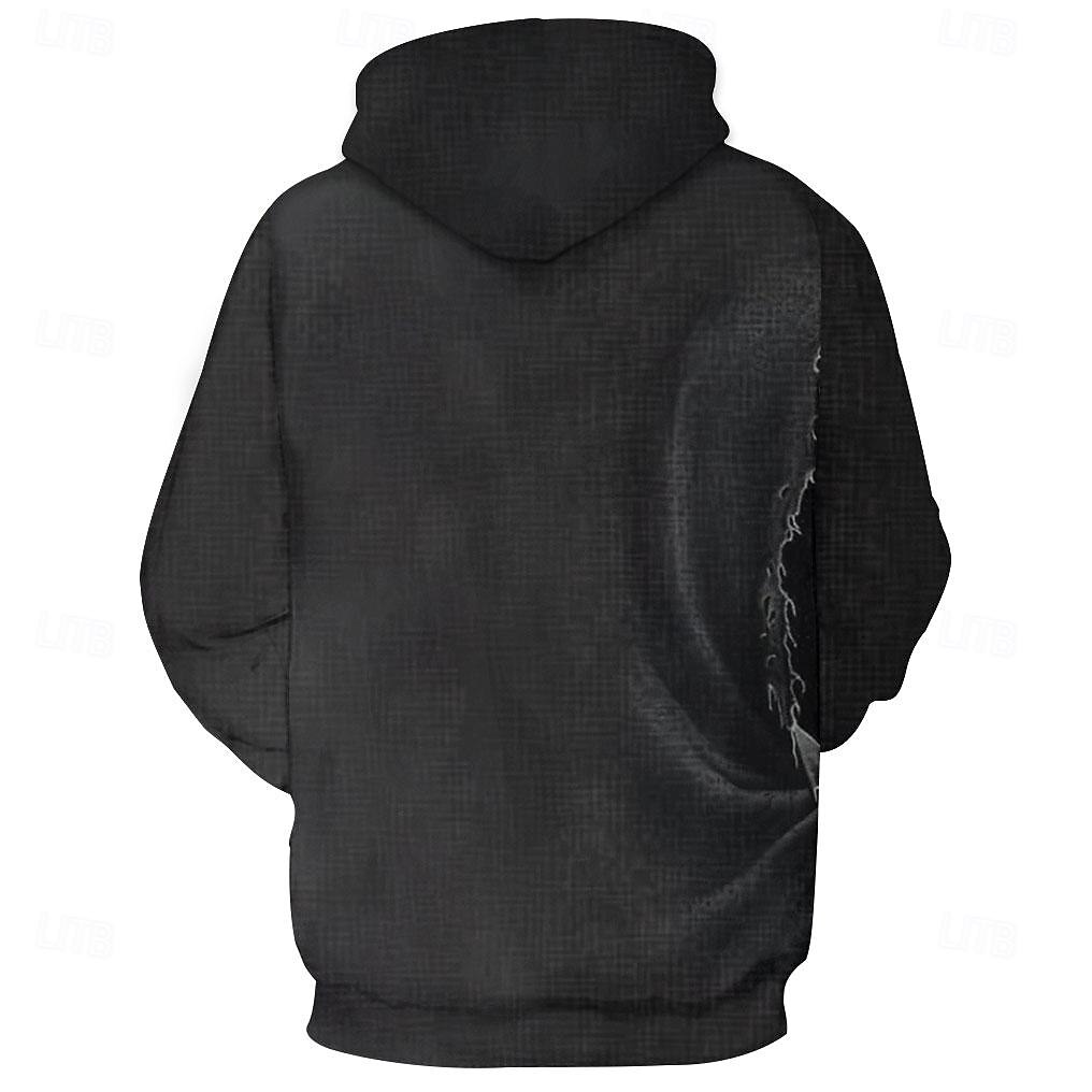 Miesten Pääkallot Huppari Hupparit College Punk Muoti Pitkähihainen Tiukka pyöreä kaula-aukko Musta Syksy Talvi Suunnittelija S M L XL XXL XXXL 2026 - $33.99 –P2