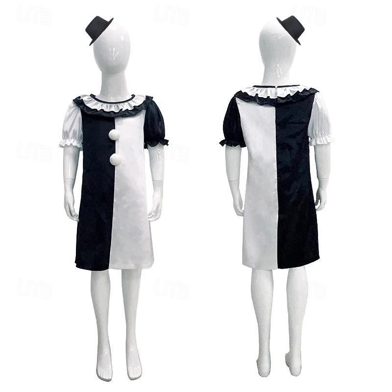 Art the Klaun předvečer Všech svatých Cosplay kostým Maškarní Hrozivější cosplay předvečer Všech svatých Dětské Chlapecké Dívčí předvečer Všech svatých Karneval Plesová maškaráda předvečer Všech 2025 - $33.99 –P4
