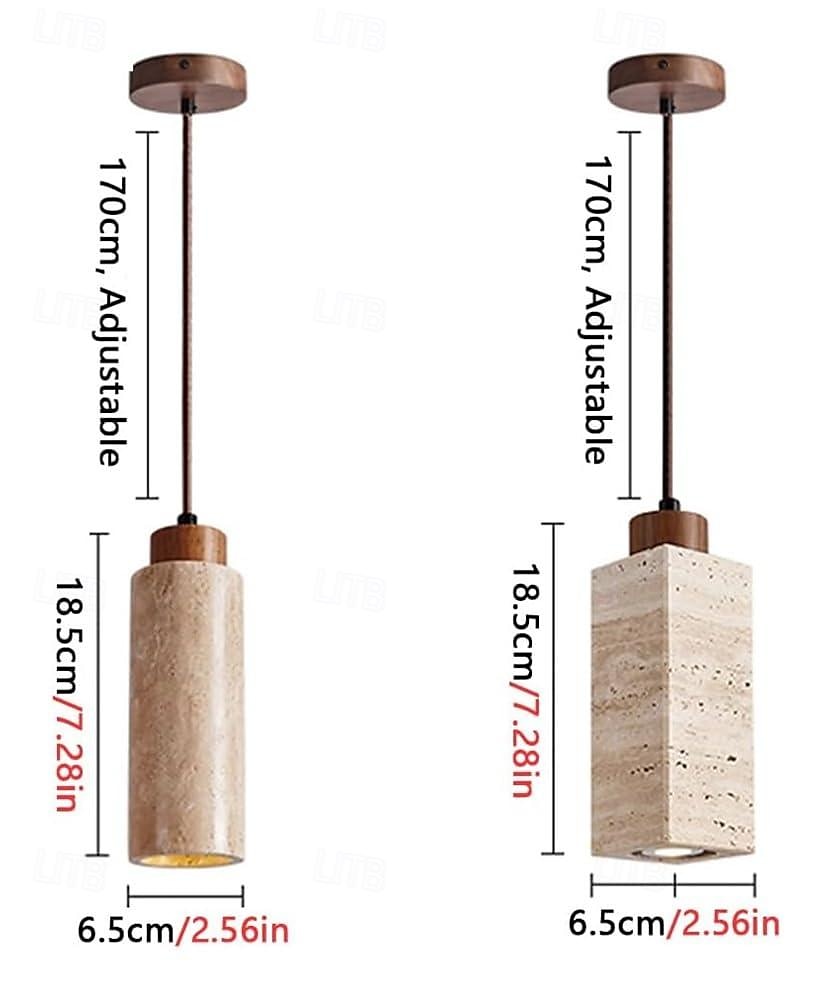 LED pandantiv lumina din piatra design pandantiv vintage living dormitor sufragerie 110-240v 2026 - $179.99 –P15