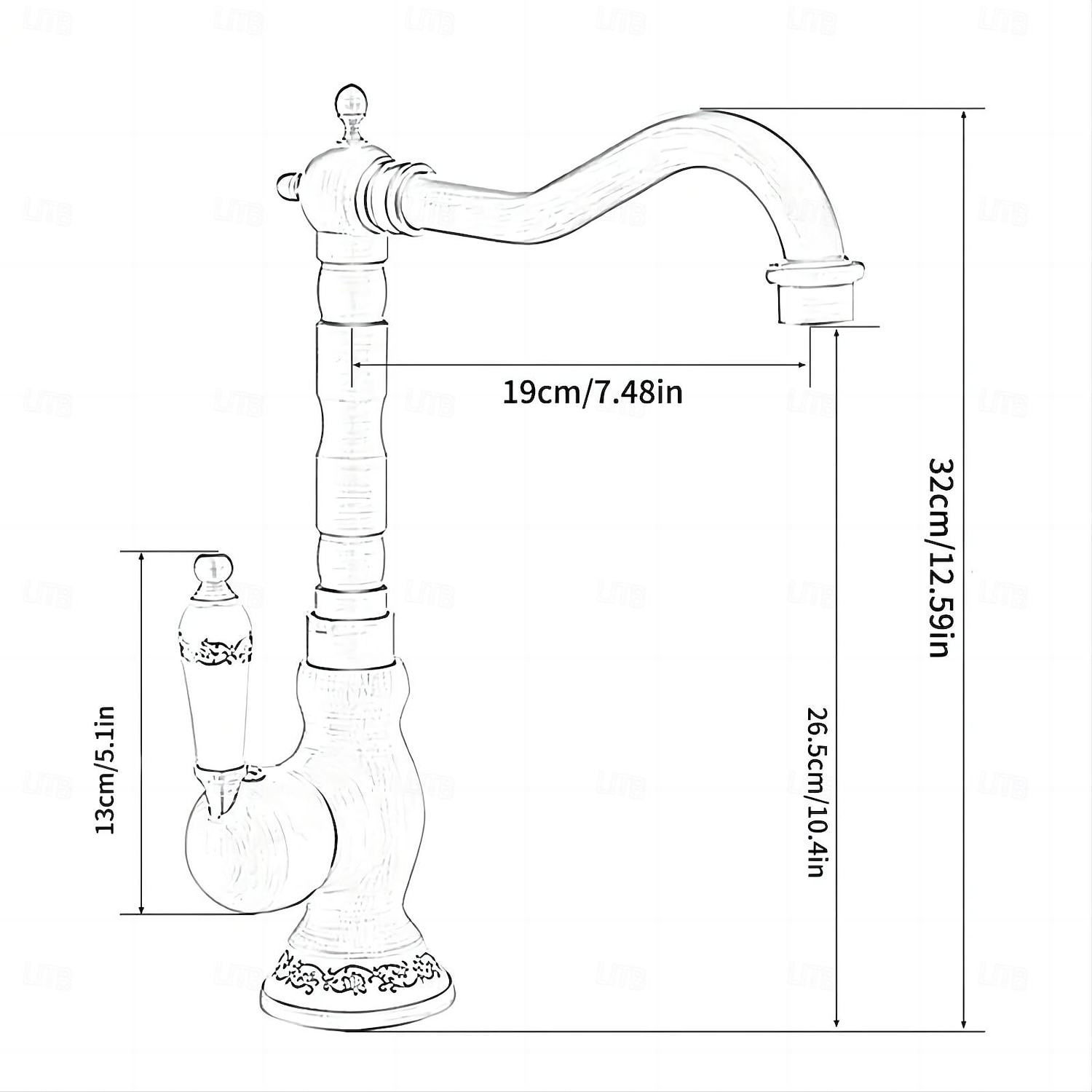 Waschbecken Wasserhahn - Wasserfall Galvanisierung Mittellage Einhand Ein LochBath Taps 2026 - $105.99 –P1