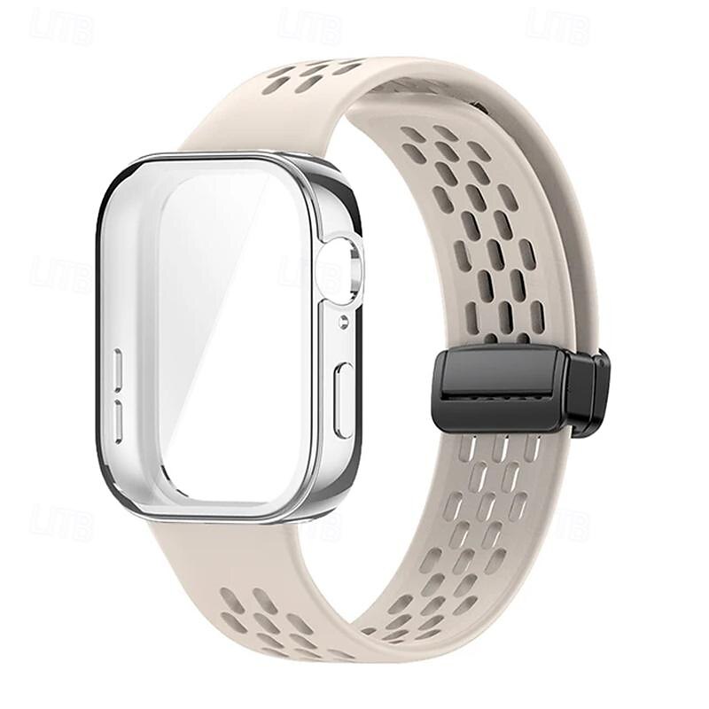 Smart Watch Band Συμβατό με Huawei Ρολόι Fit 3 Εξυπνο ρολόι Λουρί με την υπόθεση Μαγνητικό κούμπωμα Ανθεκτική σε πτώσεις Αθλητικό Μπρασελέ Αντικατάσταση Περικάρπιο 2025 - $19.99 –P10