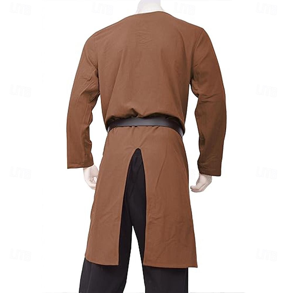 Medieval Renacimiento siglo 17 Cinturón Camisas Sayo Ranger élfico Tiro al arco Hombre Vikingo Fantasía Víspera de Todos los Santos Carnaval Mascarada LARP Adulto Camisas Cinturón Todas las Temporadas 2025 - $32.99 –P2