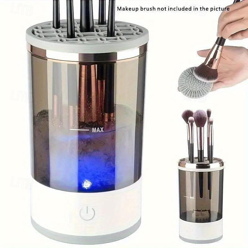 Nettoyeur de pinceaux de maquillage électrique Machine de nettoyage de pinceaux de maquillage Nettoyeur de pinceaux de maquillage Convient à toutes les tailles de pinceaux de maquillage de 2025 ? $15.99 –P7