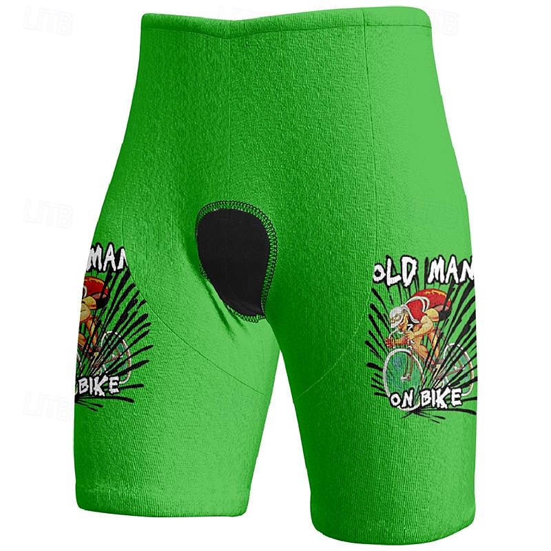 Per uomo Pantaloncini da ciclismo Pantaloncini da bici Bicicletta Pantaloncini / Cosciali Taglio aderente Gli sport Pop art Traspirante Asciugatura rapida Elevata elasticità Comodo Giallo Rosa del 2025 a $30.99 –P17