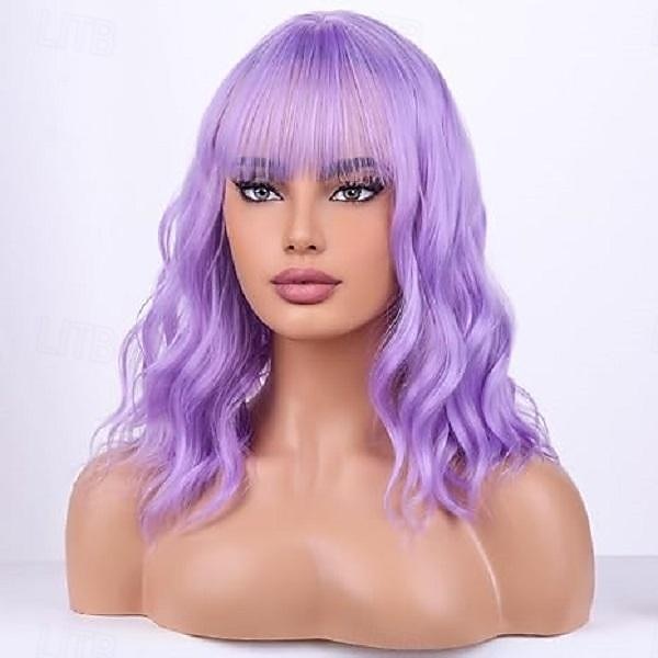 Szőke Ombre Paróka Rövid Bob Paróka Rövid Göndör Hullámos Paróka Frufrukkal Nőknek Hőálló Szintetikus Haj Parókák Mindennapi Használatra Cosplay Paróka Paróka Sapkával Halloween Parókák 2025 - $20.99 –P2