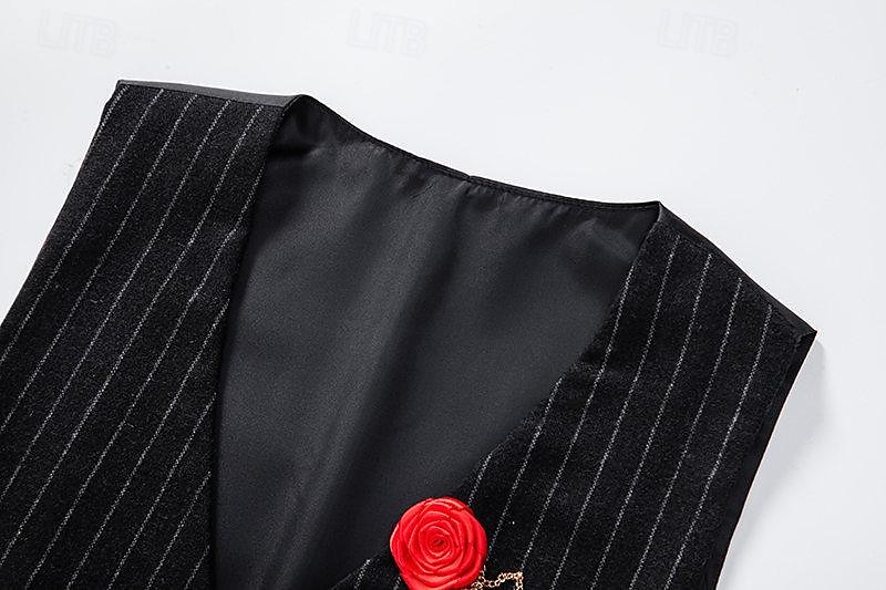 Retro Antiguo Rugido 20s 1920s Sombreros Accesorios Chaleco El gran Gatsby Caballero Moda Hombre Navidad Víspera de Todos los Santos Carnaval Fiesta de baile Despedida de Soltera Festival Adulto 2025 - $55.99 –P12