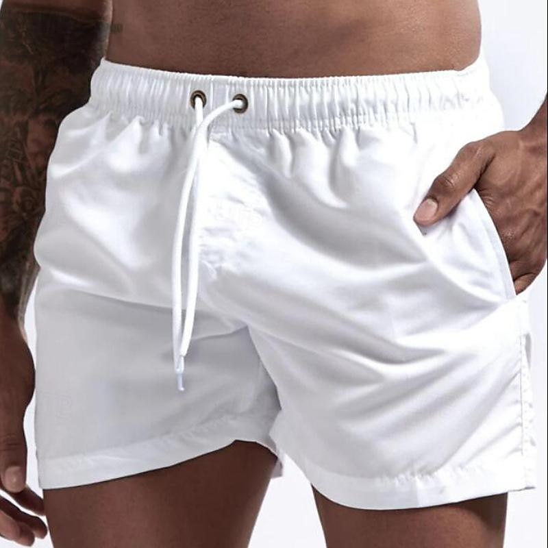 Men's Swim Trunks Swim Shorts Board Shorts Mesh Pocket Drawstring Elastic Waistband Shorts Outdoor Sports & Outdoor Athletic Breathable Quick Dry Soft Beach Workout Tailored Fit Sportswear Activewear 2025 - $12.99 –P3