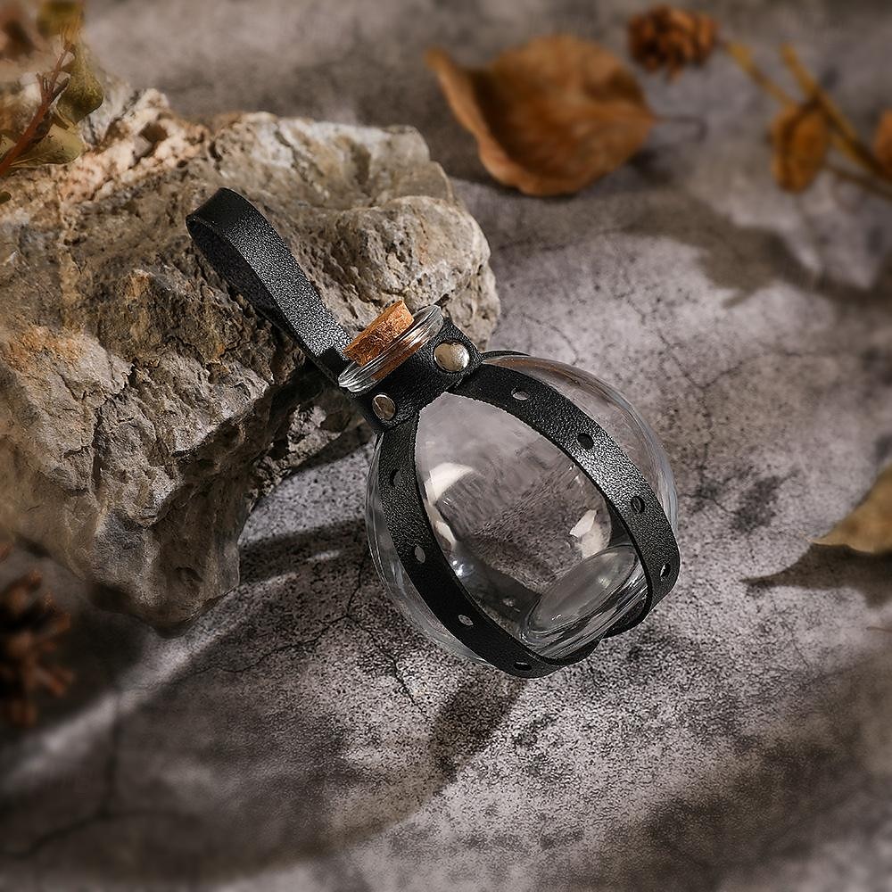 Dark Magic Potion Bottle - Wizard Potions Glass Holder with Cork Stopper and Faux Leather Harness with Holster Loop 2025 - $11.99 –P7