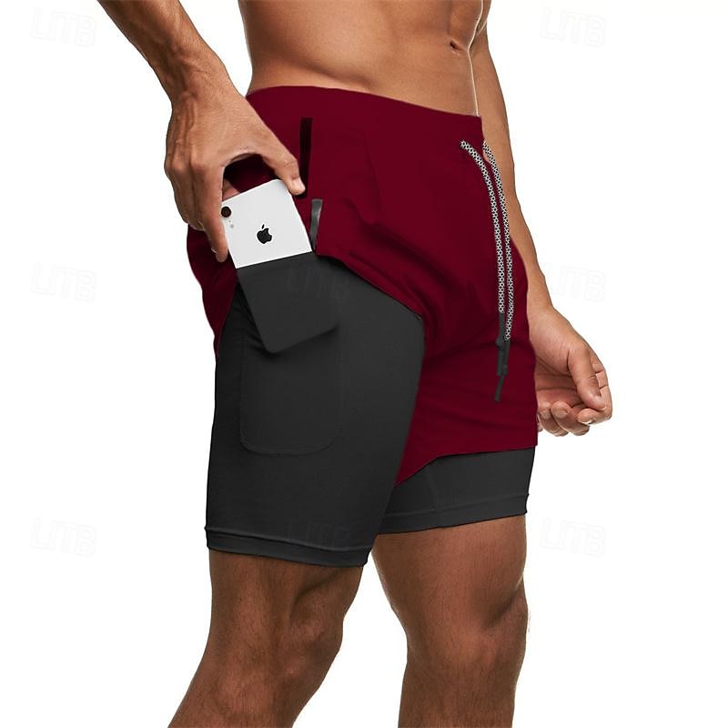 Pánské Koşu Şortları Kraťasy na tělocvik Tepláky Kapsy Šňůrky 2 v 1 Elastický pas Kraťasy Venkovní Sporty a outdoor Sportovní Rychleschnoucí Lehká váha Yumuşak Maratón Běh Cvičení Na míru sportovn 2025 - $13.19 –P20