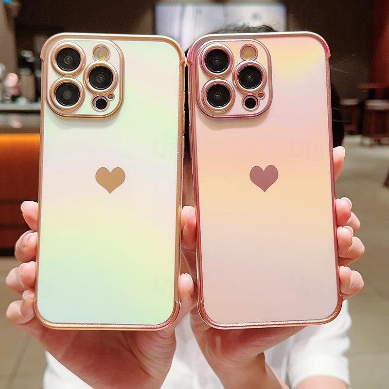 телефон Кейс для Назначение айфон 16 Айфон 15 Про Макс Плюс iPhone 14 13 12 11 Pro Max Plus Кейс на заднюю панель Блеск Блеск Блестящий Защита от удара ТПУ Покрытие 2025 - $15.99 –P20