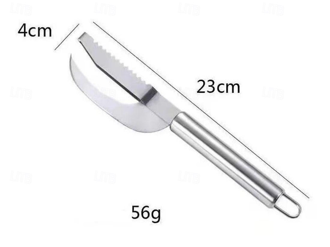 Couteau de nettoyage de poisson 3 en 1 - gratte, coupe et éviscère le poisson sans effort en acier inoxydable, léger - outil de préparation du poisson facile de 2025 ? $8.99 –P3
