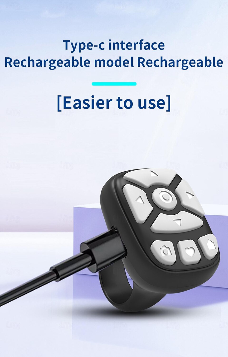 S22 Portable Smart Wireless wireless Ring Remote Control Wireless Selfie Distance Smart Finger Ring Remote Control 2025 - $15.99 –P13