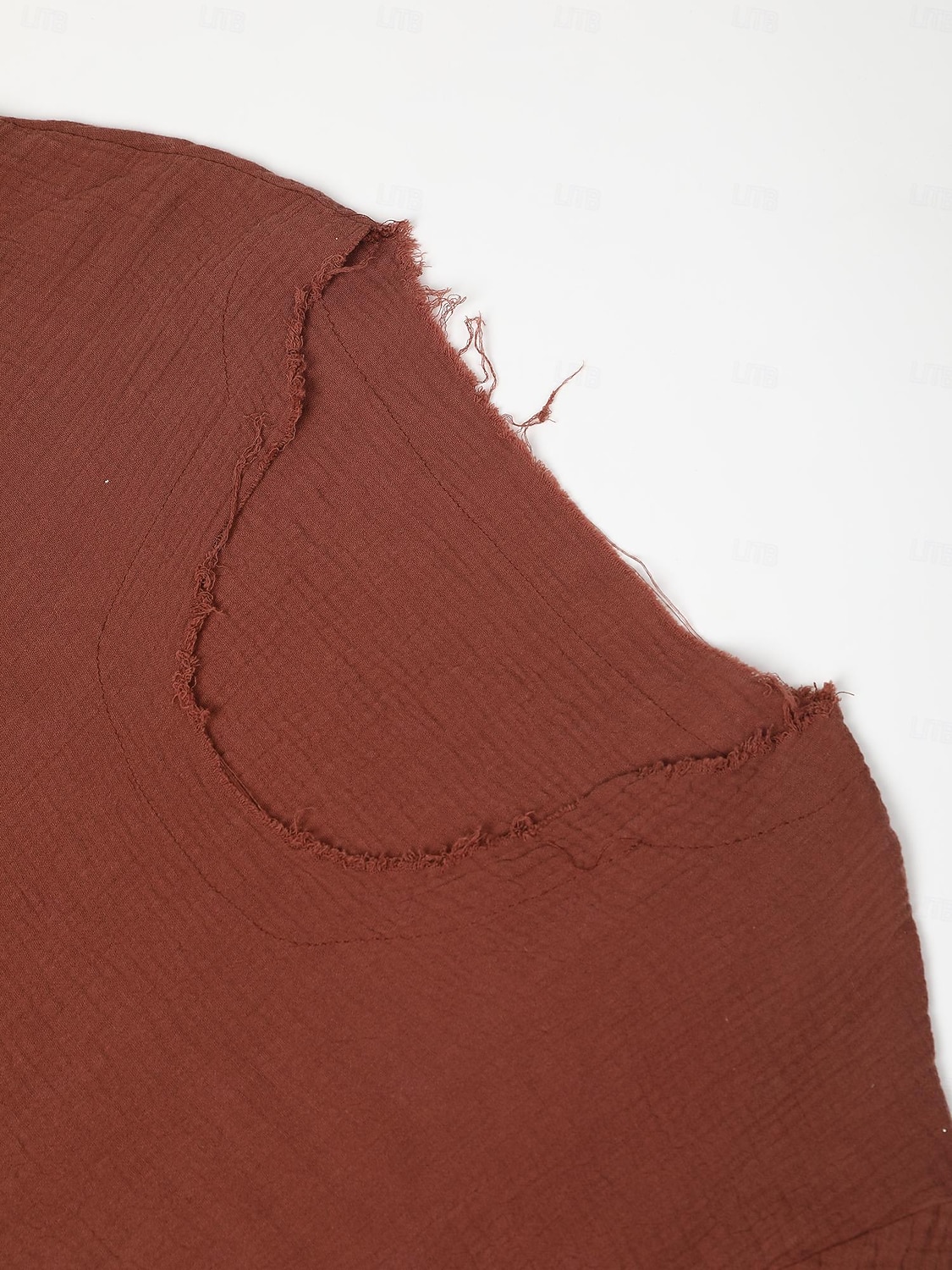 Męskie lniana koszula Letnia koszula Stroje plażowe Codzienna koszula Jednokolorowe Na zewnątrz Ulica Wino Jasnoszary Szary Długi rękaw W serek Wiosna i jesień Odzież 2025 - $20.99 –P2