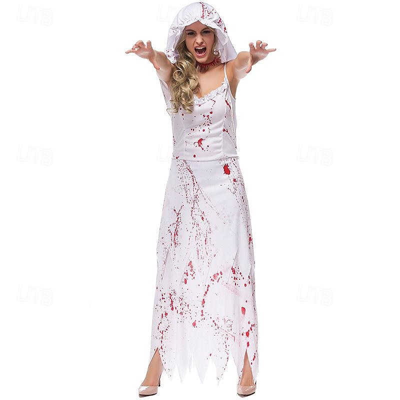 Zombie Duch nevěsta předvečer Všech svatých Cosplay kostým Kostým na Večírek Maškarní Úbory cosplay Dospělé Dámské Karneval Plesová maškaráda Mardi Gras Výkon Párty předvečer Všech svatých Jednoduch 2025 - $31.99 –P3