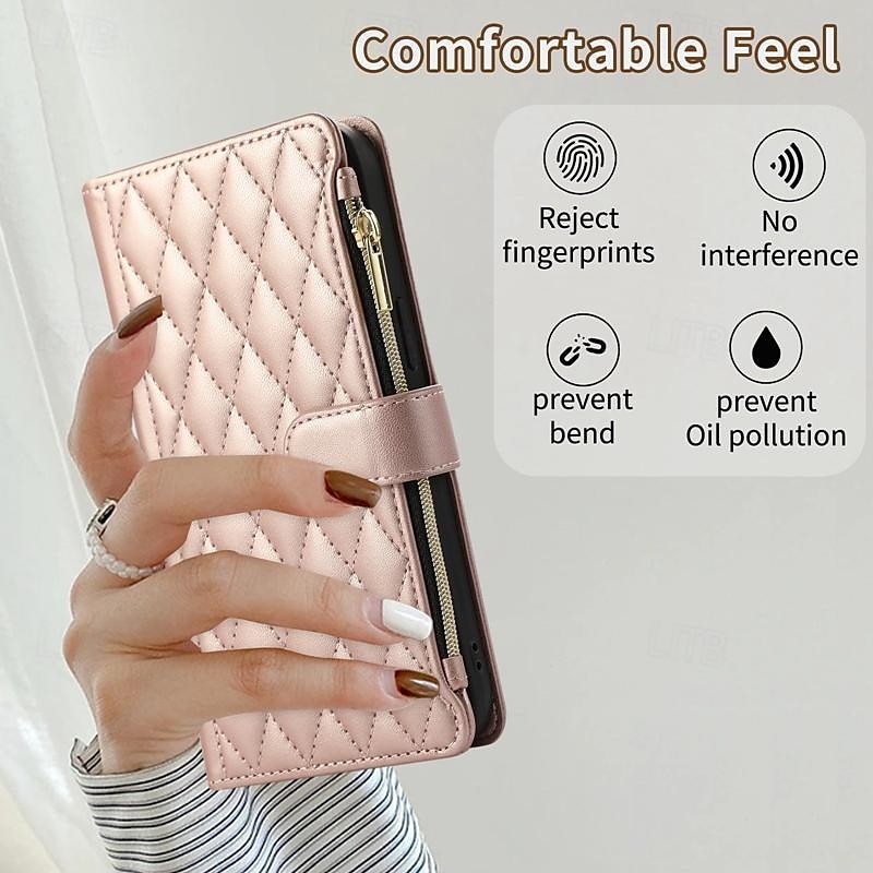 telefoon hoesje Voor Samsung Galaxy S24 Ultra Plus S23 S22 S21 S20 Ultra Plus FE A55 A35 A25 A15 5G A54 A34 A14 A73 A53 A33 A23 A13 A72 A52 A32 A22 A12 S25 Ultra Wallet Card Case met standaard 2025 - $21.99 –P6