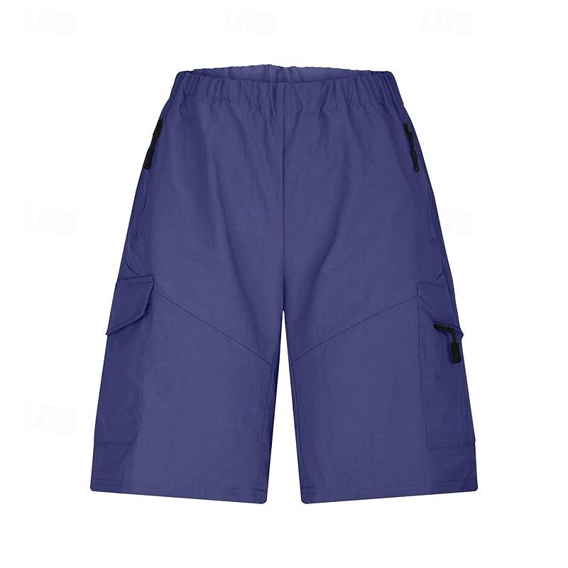 Ανδρικά Σορτς φορτίου Pantaloni Scurți de Drumeție Τακτικό σορτς Στρατιωτικό Εξωτερική Κανονικό Αδιάβροχη Γρήγορο Στέγνωμα Κοντά Παντελονάκια Ελαστική μέση Μαύρο Πράσινο Χακί 2025 - $22.99 –P10