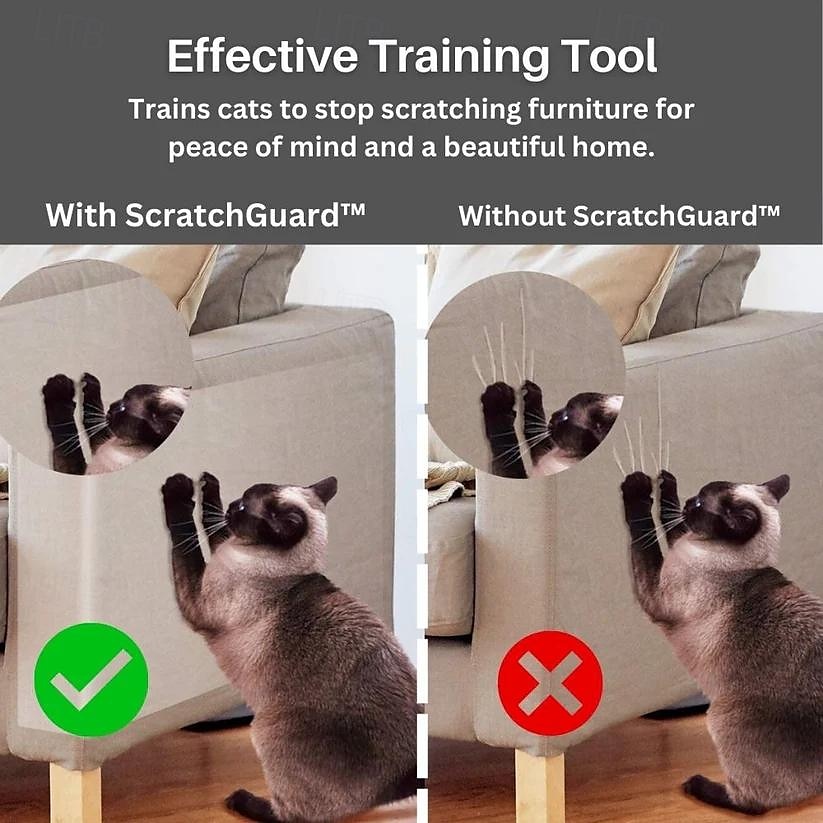 protezione per mobili trasparente, protezione per mobili antigraffio per gatti, protezione per divano per gatti, nastro adesivo trasparente per gatti per mobili del 2025 a $11.49 –P2